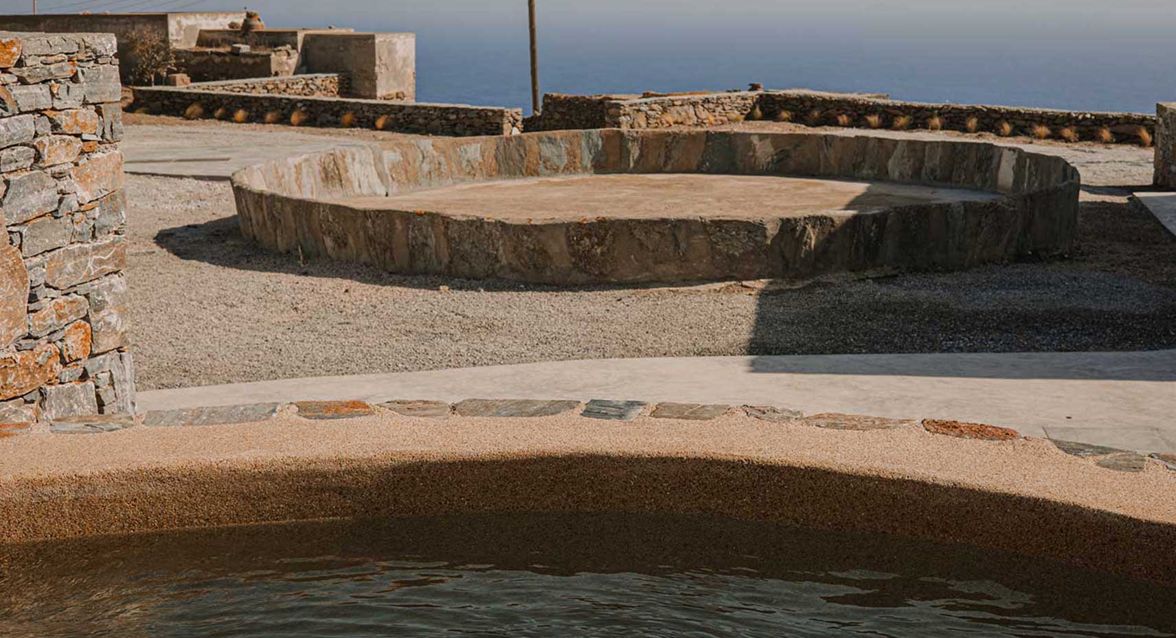 The hydro massage at Villa Aelia