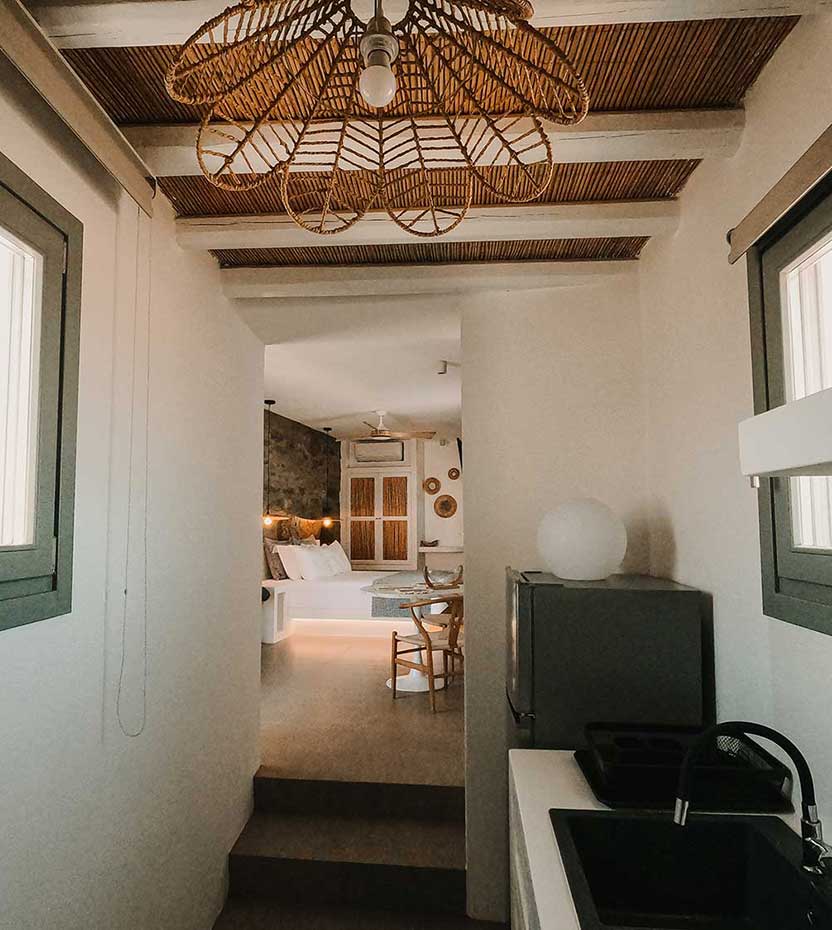 The interior of Villa Afrodite