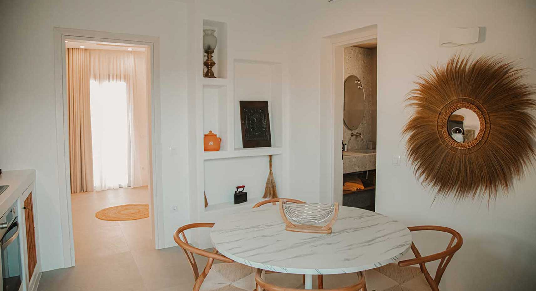 The kitchen of Villa Anemona