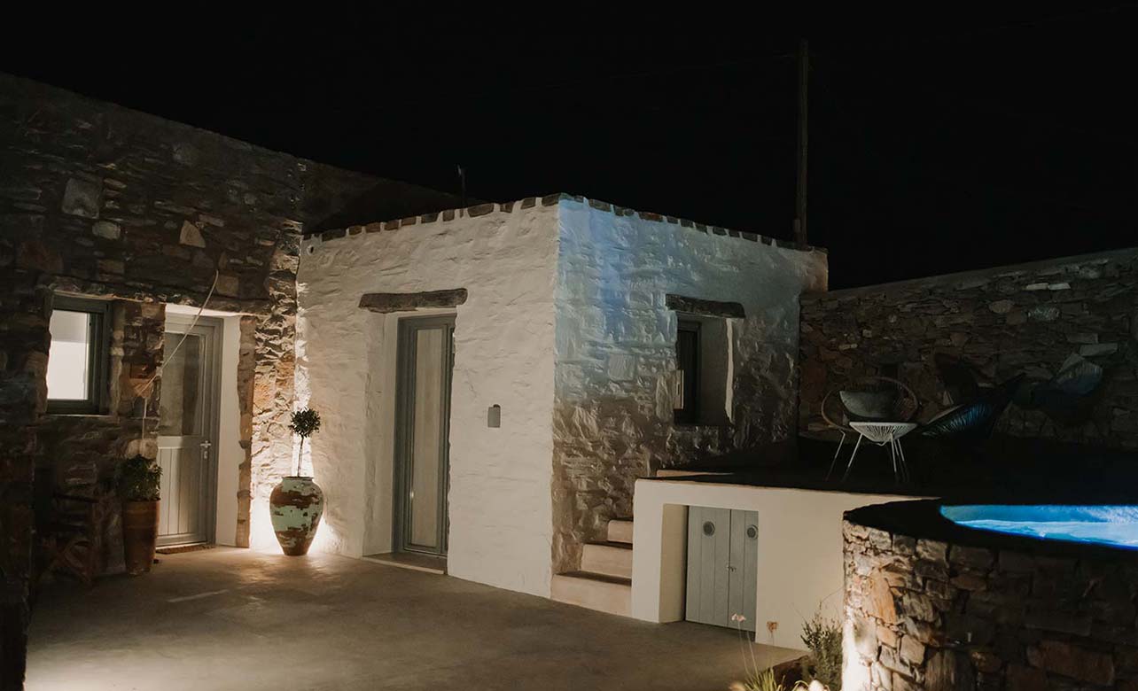 Night view of Venue Villas
