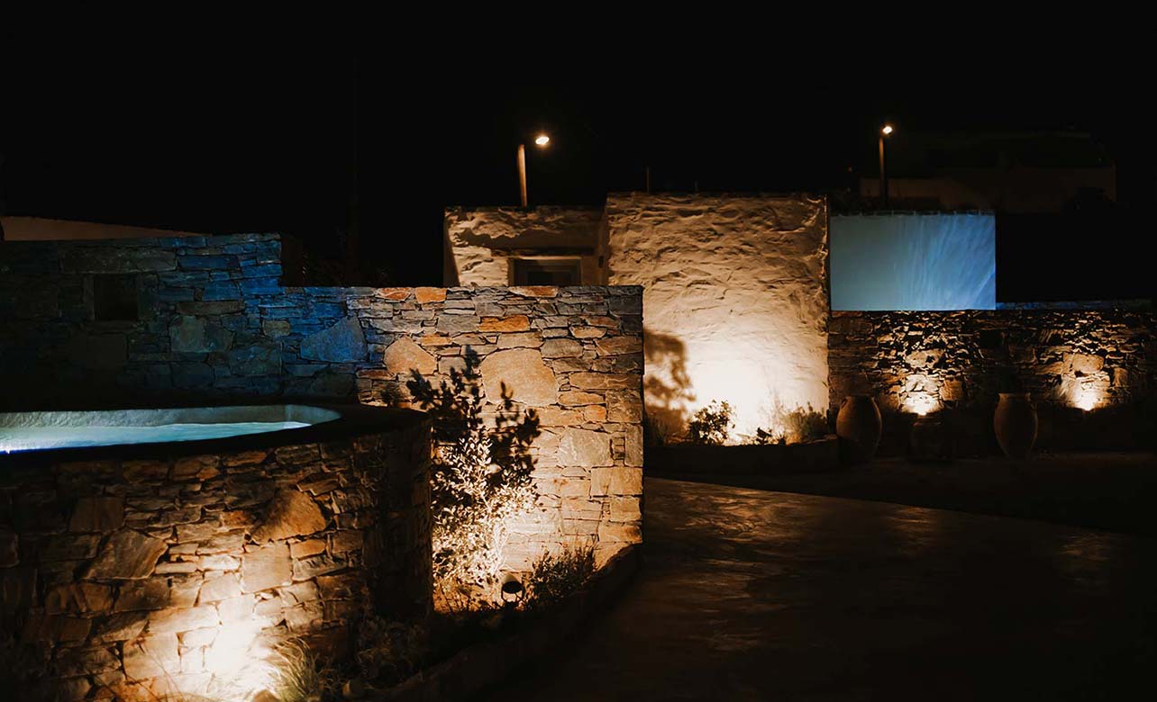 Night view of Venue Villas