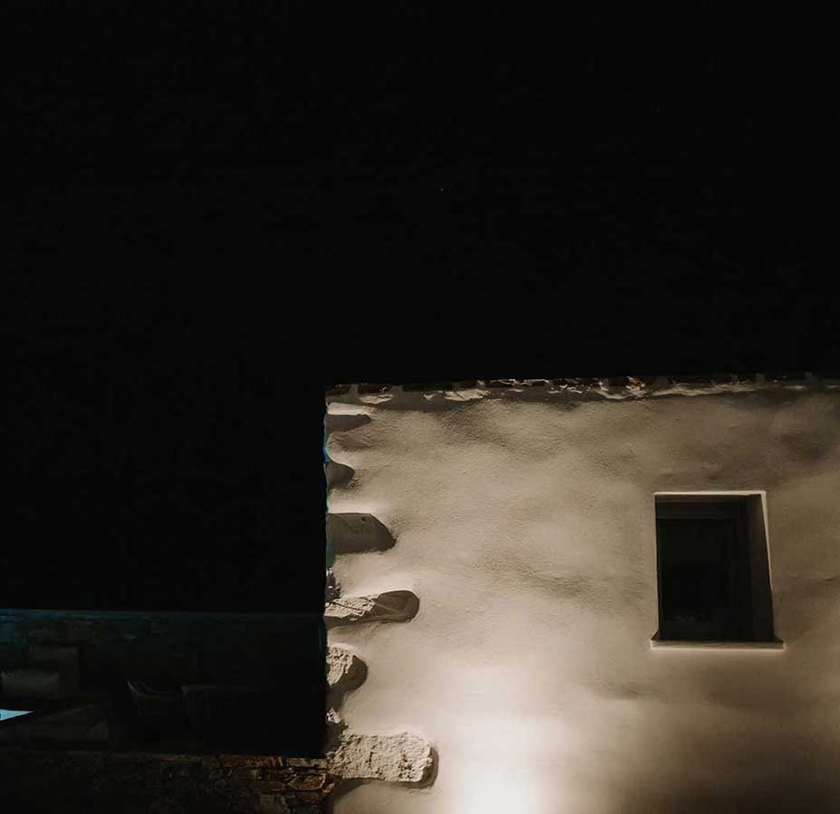 Night photo of Venue Villas