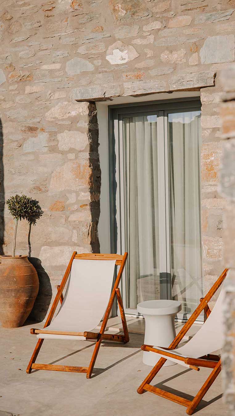 Spacious veranda